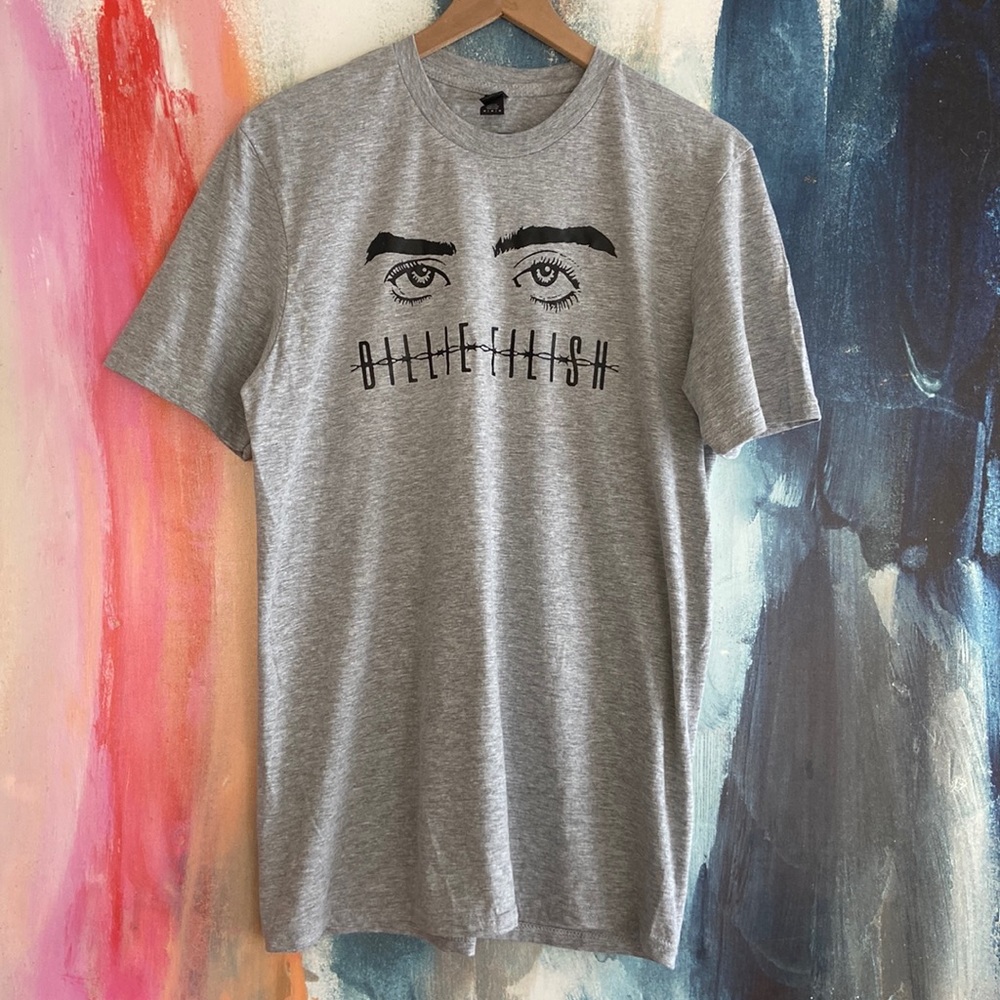 🔥EC🔥Anvil Billie Eilish Cotton Blend Band T-shirt.